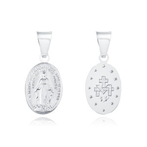 Pandantiv argint cu Maica Domnului DiAmanti M0236R-DIA (Argint 925‰ 1 g.) Pandantiv argint cu Maica Domnului DiAmanti M0236R-DIA (Argint 925‰ 1 g.)